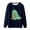 Navy, variant on Fesfesfes Long Sleeve Shirt Men Casual Round Neck Sweater Dinosaur 3D Print Pullover Long Sleeve Tops Clearance