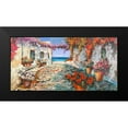 thumbnail image 2 of Luigi, Florio 18x11 Black Modern Framed Museum Art Print Titled - Piazzetta mediterranea, 2 of 5