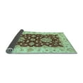 thumbnail image 2 of Ahgly Company Indoor Rectangle Oriental Light Blue Traditional Area Rugs, 2' x 5', 2 of 4