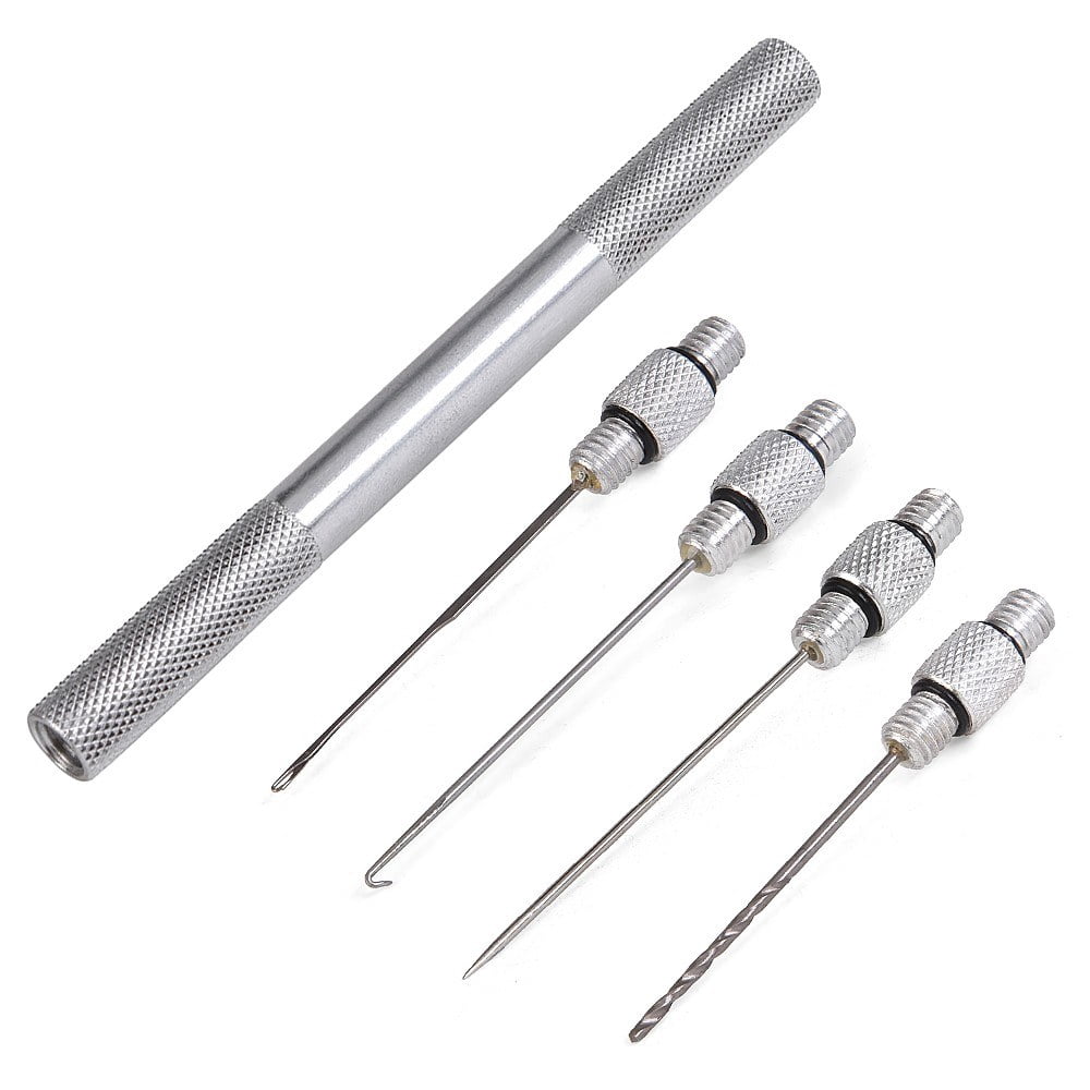 Carp Fishing Rig Bait Needle Tool Set with Scissors and Drill