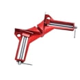 thumbnail image 1 of Clip de ángulo recto reforzado de 90, Clip de cristal para pecera, Clip de fijación rápida, Clip para marco de fotos, Clip para marco de fotos de carpintería (rojo) Rojo Verde, 1 of 4
