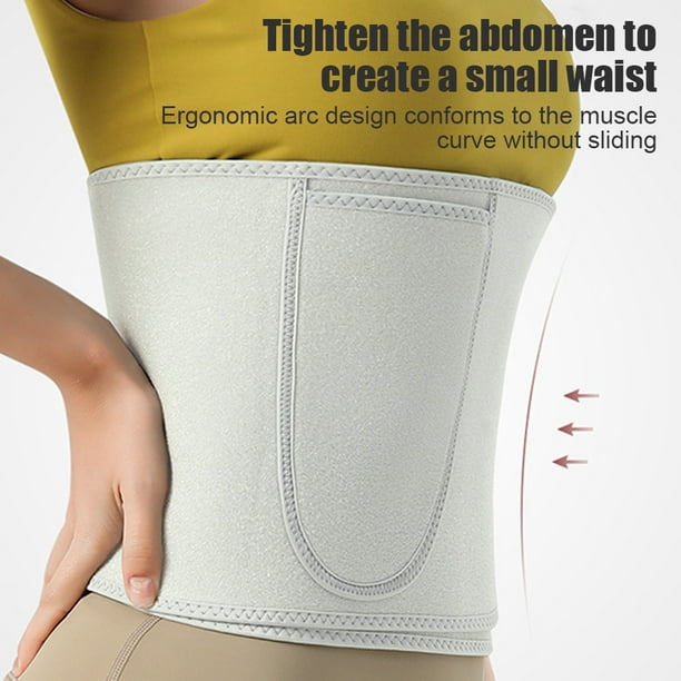 Leadingstar Silver Ions Sweat Slimming Belt Waist Trimmer Trainer Body  Shaper Sauna Belt With Multi-functional Pockets 