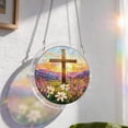 thumbnail image 2 of Acrylic Puzzle Suncatcher Window Hanging, 7.4In Sun Catcher Acrylic Puzzles Garden Decoration for Women Men Mom Birthday Gift Home Decor ( Garden of Holy Light), 2 of 7
