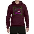 thumbnail image 2 of Wild Bobby, Raised On Sweet Tea & Jesus, Inspirational Christian, Unisex Graphic Hoodie Sweatshirt, Maroon, 3X-Large, 2 of 5
