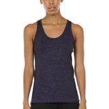 icyzone Dames Sport Yoga Tanktop Losse Racerback Fitness Tops Ademend Mouwloze Shirt, 3-Pack (S, Black/Denim/Pumpkin