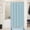 Blue, variant on Blue Scalloped Shower Curtain Small Stall 36 W x 72 H Inch, Light Blue Coastal Shower Curtains Modern Cute Preppy Aesthetic Waterproof Fabric Bath Bathroom Decor with Metal Hook