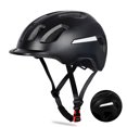 thumbnail image 1 of WEST BIKING Casco de bicicleta Resistencia al impacto Casco protector de seguridad (Negro) Likrtyny Accesorios para bicicletas, 1 of 9