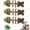 AB, variant on Fish Bone Cat Chew Toy, Natural Catnip & Silvervine Wooden Stick, Durable Feline Dental Accessory for Daily Teeth Cleaning Care,AB,2Pc