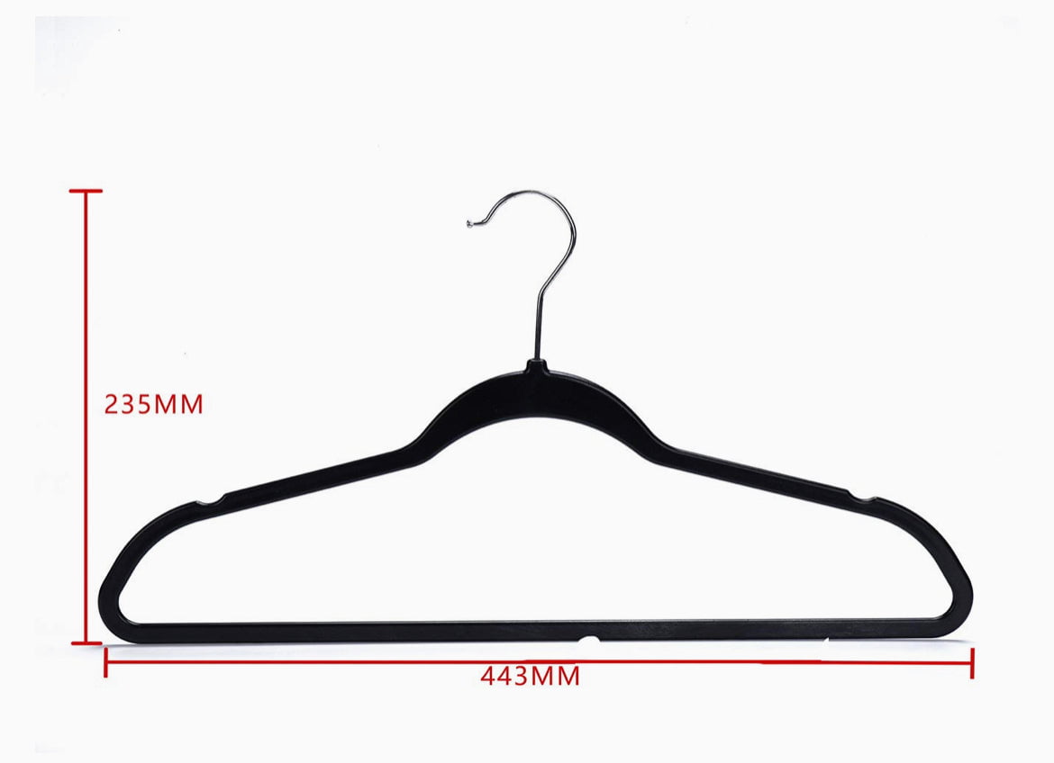 cozymood Black Plastic Hangers 10 Pack, Plastic Clothes Hanger, Heavy Duty  Plastic Coat Hangers for Closet, Clothing Hangers Plastic Shirt Hangers