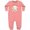 Mauve, variant on Jesus Loves Me Lamb Baby Fleece Romper