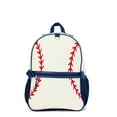 thumbnail image 5 of Schoolyard Vibes 17" Boys' 3-Piece Baseball Backpack Set with Headphones & Lunch Box, White, 5 of 14