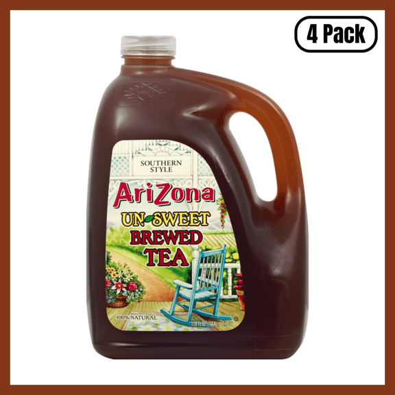 Arizona Unsweetened Iced Tea, 128 fl oz Bottle