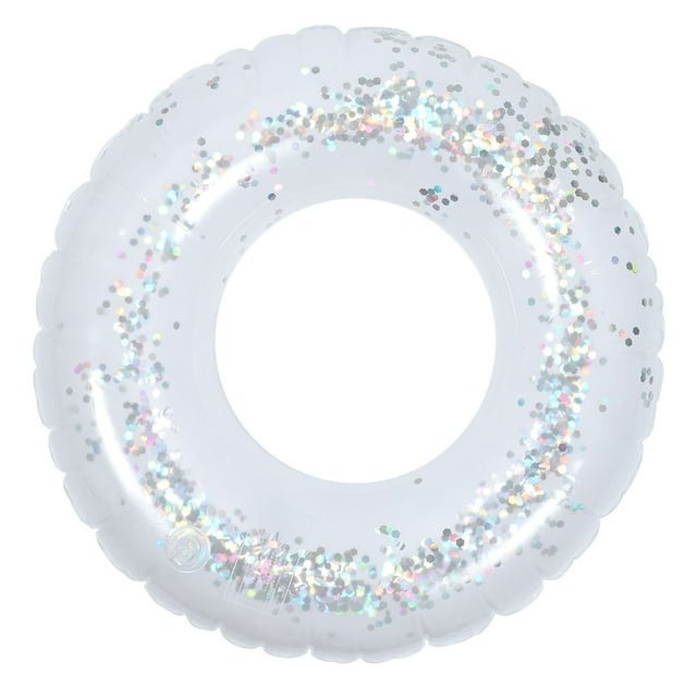 Hytrove 1Set Colorful Inflatable Swimming Ring for Pool Parties 35.4x35.4x2in
