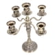 thumbnail image 3 of Candelabro Retro decorativo delicado de aleación de Zinc con soporte de vela de Metal para mesa de cena, chimenea, boda, 3 of 14