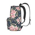 thumbnail image 3 of Disketp Vintage Floral Mochila Escolar de Gran Capacidad y Peso Ligero, Mochila de Viaje Ideal para Escuela, Trabajo y Uso Diario, Cómoda y con Estilo, 3 of 8