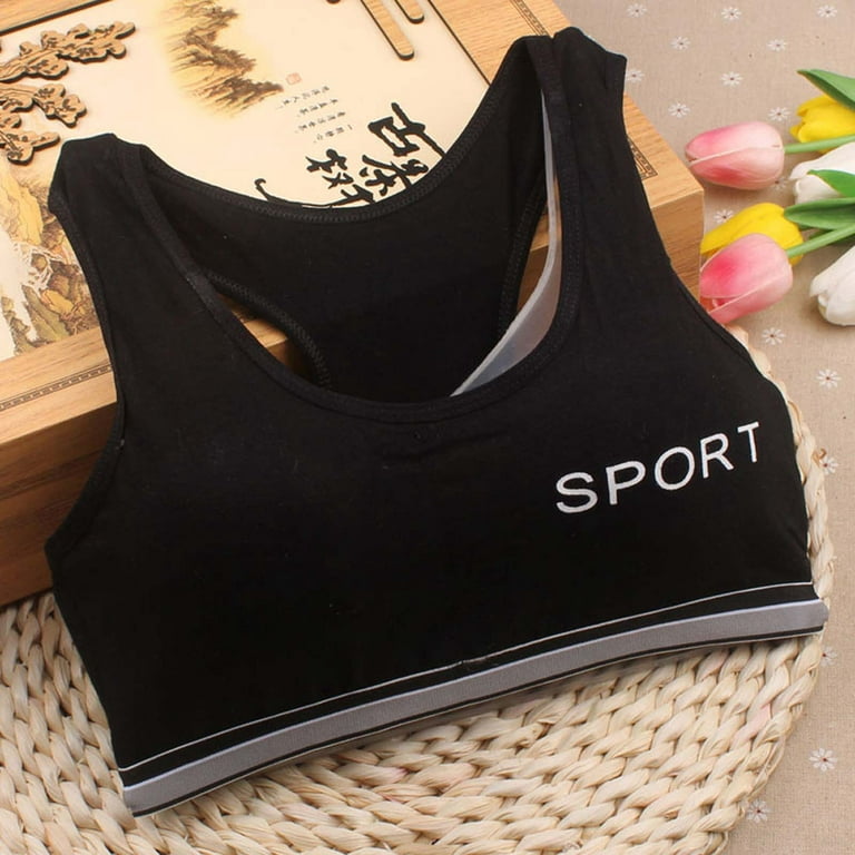 Hesxuno Sports Bras for Girls Kids Girls Underwear Bra Vest Children  Underclothes Sport Undies Clothes