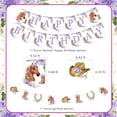 thumbnail image 5 of Kreatwow Horse Happy Birthday Banner Horse Party Decor Garland Purple Western Cowgirl Party Decor Wild West Cowgirl Rodeo Birthday Horse Birthday Supply With Horse Boot Design for Girl's Birthday, 5 of 6