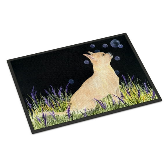 Carolines Treasures SS8515MAT Starry Night Chihuahua Doormat 18x27 27"L x 18"W multicolor