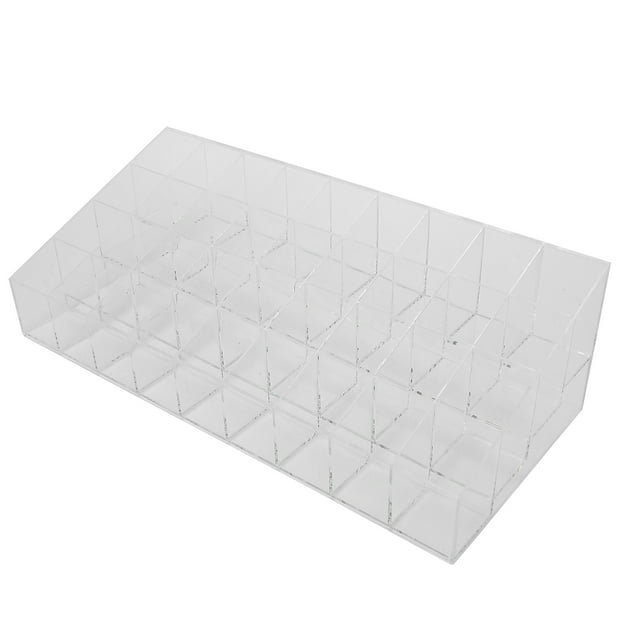 Caja de presentación de lápices labiales, estuche acrílico para maquillaje, organizador de maquillaje, caja de almacenamiento, organizador de lápices labiales, diseño exquisito