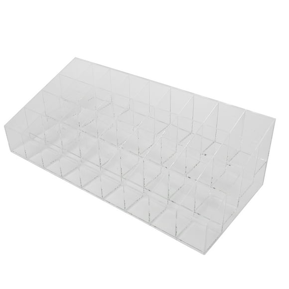 Caja de presentación de lápices labiales, estuche acrílico para maquillaje, organizador de maquillaje, caja de almacenamiento, organizador de lápices labiales, diseño exquisito