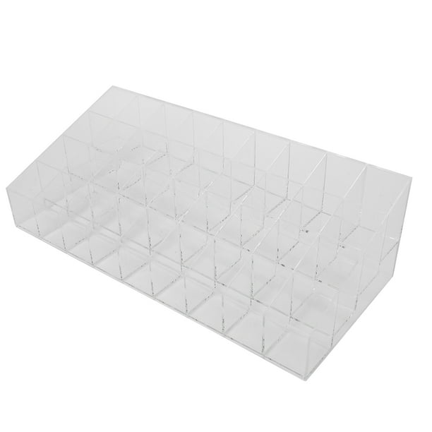 Caja de presentación de lápices labiales, estuche acrílico para maquillaje, organizador de maquillaje, caja de almacenamiento, organizador de lápices labiales, diseño exquisito