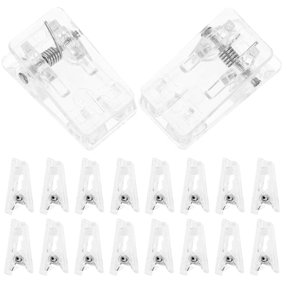 50pcs Portable Plastic Fixing Clips for Office and Home Use, Compact Design, Convenient Supplies for Holding Papers and Small Items