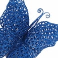thumbnail image 3 of Decoración de mariposa con purpurina, adornos de mariposa ahuecados con Clip, artesanía de mariposa Artificial Linda para árbol de Navidad, 6 piezas, 3 of 4