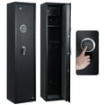 thumbnail image 1 of 6-7 Long Rifle Gun Safe for Home Rifle and Pistols, Large Gun Security Cabinet Safe for Rifles Shotguns, Thickened, with Digital Keypad, Removable Storage Shelf & Adjustable Rifle Gun Rack, 1 of 8