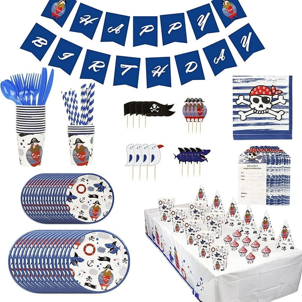 Pirate Birthday Party Supplies Pirate Party Decorations for Boys and — free download