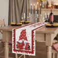 thumbnail image 2 of Table Runners 72 Inches Long Dress Scarves, Valentine's Day Farmhouse Kitchen Table Runner, Coffee Tablerunners, Roses Love Heart Gnomes Romantic 14x72 Inch, 2 of 9