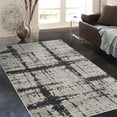 thumbnail image 2 of Allstar Rugs 5'x7' Rectangle Abstract Intersecting Line Rug Ivory/Gray, 2 of 3