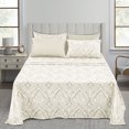thumbnail image 1 of Lux Decor CollectionSoft Microfiber Bed Sheets, Luxury Queen Bed Sheets Queen - Ivory, 1 of 5