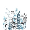 thumbnail image 3 of Boho Hue Studio 15x18 Black Modern Framed Museum Art Print Titled - Blue field 1, 3 of 5