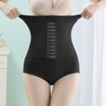 thumbnail image 4 of Gibobby Bragas Bikini Elásticas Braguitas moldeadoras cuerpo sin costuras cintura alta para mujer, bragas Control, bragas moldeadoras glúteos, bragas entrenamiento cintura delgada （Negro，3XL), 4 of 5