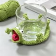 thumbnail image 4 of Crochet Lizard Coaster, Fun Little Lizard Coasters, Cute 3D DIY Handmade Funny Amigurumi Animal Cup Mats for Beginners Adult Decorative Drink Mug Rug for Home Decor, 4 of 7