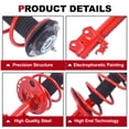 thumbnail image 2 of TOPAZ Front Complete Strut Shocks Springs Suspension For Toyota RAV4 2006-2012 172276+172275, 2 of 9
