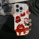 thumbnail image 3 of Funda de teléfono con IMD de plata galvanizada con labios rojos y chica sexy para iPhone 15, 16 Pro Max, 14, 13, 12, 11, XR, XS, 7, 8 Plus, carcasa trasera a prueba de golpes, 3 of 5
