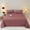 dark red#0, variant on 3-Piece Solid Color Polyester Bed Sheet Set with 2 Pillowcases 220x230cm & 74x48cm Dark Blue,Yellow,White,Light Purple,Rose Red,Military Green,Dark Red Soft,Washable & Fade-