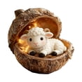 thumbnail image 2 of Adorno colgante de árbol de Navidad para animales del bosque, diseño caprichoso, decoración versátil, acrílico duradero, uso en temporada navideña, 10 cm, 2 of 5