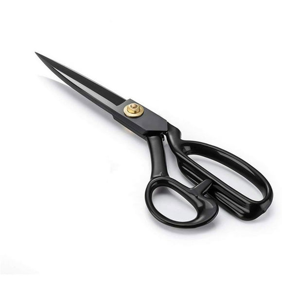 Lunxisen 1 Pcs Ciseaux Professionnels, Ciseaux de Couture Robustes pour la Coupe de Tissu, Cisailles de Couture Tranchantes pour la Coupe en Cuir Artisanat Maison Bureau Étudiants Artistes Couturiers