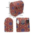 thumbnail image 4 of Ethnic Stand Mixer Cover, Ornamental Bold Pattern in Vibrant Tones, Kitchen Appliance Organizer Bag Cover with Pockets, 5 Quarts, Violet Blue Dark Magenta, by Ambesonne, 4 of 4