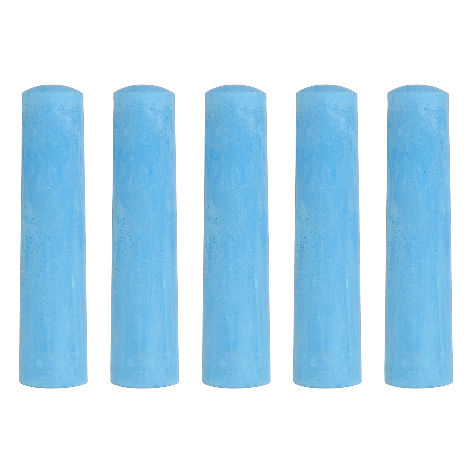 Uxcell 5 Pcs Dustless Chalk Blue Sidewalk Chalk Large Solid Huge