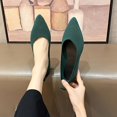 thumbnail image 6 of Sngxgn Women's Flat Comfortable Work Shoes Slip On Ballet Flat(Green,37), 6 of 6