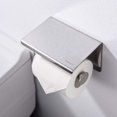 thumbnail image 1 of Portarrollos de papel higiénico de pared, acero inoxidable 304, montaje con tornillos, plateado Sailing Electrónica, 1 of 5