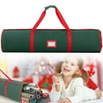 thumbnail image 4 of Christmas Decorations Home Textile Storage Christmas Wrapping Paper Storage Bag Organizer With Double Handles For And Wrap Holder Storage case, 4 of 9
