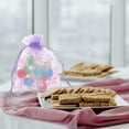 thumbnail image 5 of RENACLIPY Valentine's Day Candy Bags Organza Purple 50pcs, 5 of 5