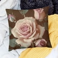 thumbnail image 3 of SHANXI Elegant Flower Pink Pillowcase for Decorative Sofa – Soft and Stylish Accent for Home 22x22in, 3 of 6