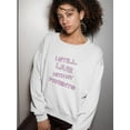 thumbnail image 2 of I'm Living With My Parents Sweatshirt Women -GoatDeals Designs, Female 5X-Large, 2 of 4