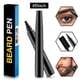 thumbnail image 1 of Relleno de lápiz para barba JM con cepillo impermeable negro, 1 of 7