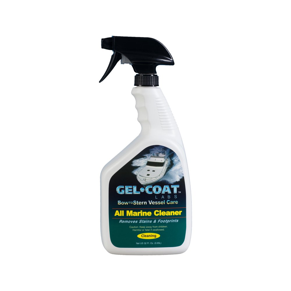Gel Coat Labs All Marine Boat Cleaner & Boat Stain Remover 32 oz. Spray
